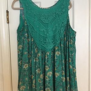 NWOT Indigo Tread Co Baby Doll Top-1X